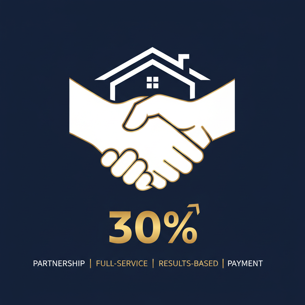 Partnership 30% servizio completo chiavi in mano - Pagamento a risultato investimento immobiliare DiamondInvestix